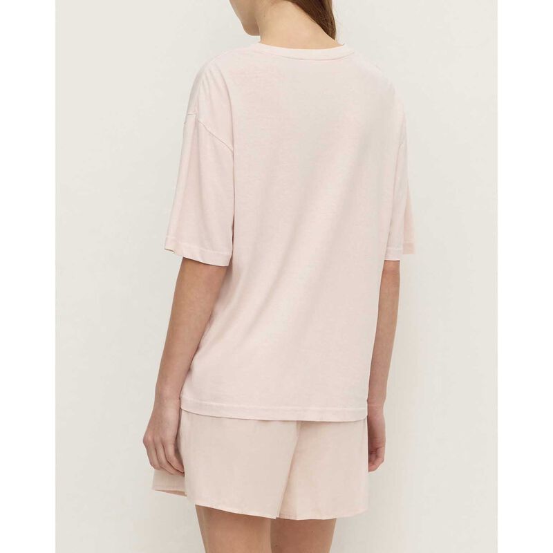 Assembly Label Kira Cotton Hemp Tee Soft Rose image number 1